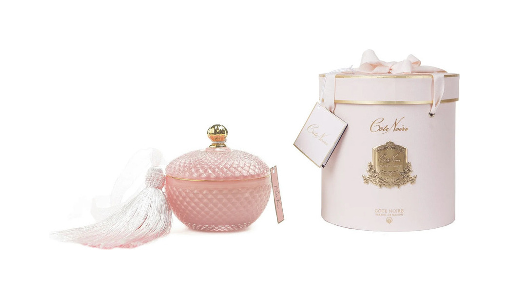 Фото Свеча ароматическая PINK ROUND ART DECO COTE NOIRE  GML30002