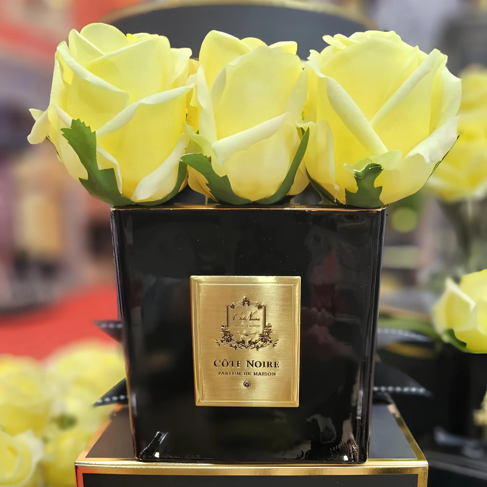 Фото Диффузор SQUARE 9 ROSE YELLOW BLACK COTE NOIRE  SVB908
