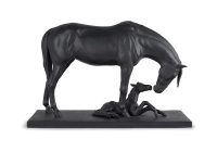 Фото Статуэтка Кобыла и жеребенок Lladro  1012560