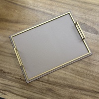 Фото Поднос прямоугольный средний GIOBAGNARA DEFILE TV222BRASS H83ST83