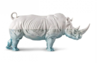 Фото Статуэтка Носорог в воде Lladro  1009739