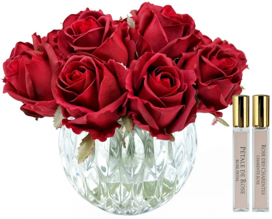 Фото Диффузор LUXURY ROUD BOUQUET CARMINE RED ROSE BUDS COTE NOIRE  RRB04