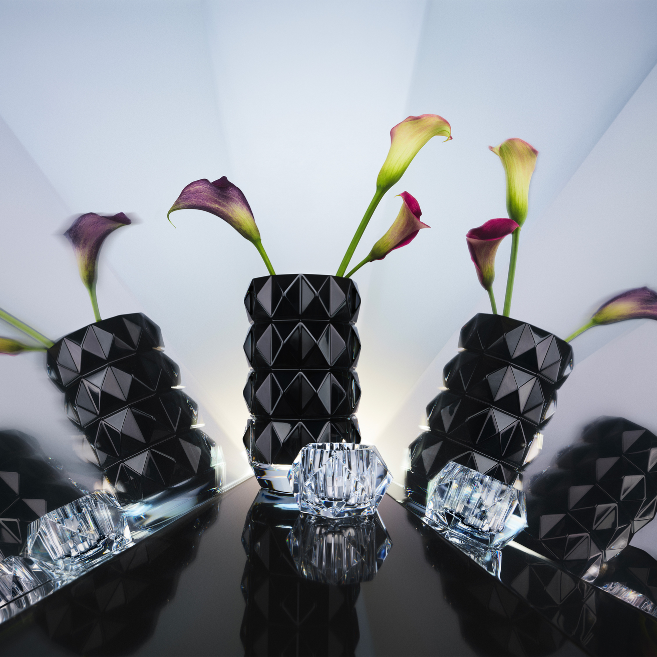 Фото Набор из 2-х подсвечников BACCARAT Louxor 2815648