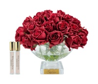 Фото Диффузор CENTREPIECE CARMINE RED ROSE BUDS & GOLD COTE NOIRE  CPRB04