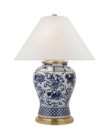 Фото Настольная лампа средняя RALPH LAUREN HOME FOO DOG RL3649BW-S-EU